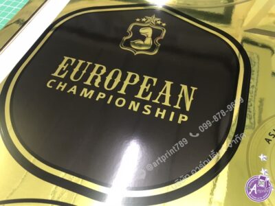 ร้านพิมพ์สติ๊กเกอร์สีทอง