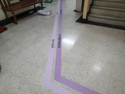 พิมพ์สติ๊กเกอร์ติดพื้น