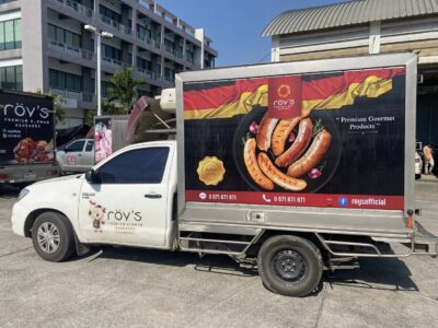 รับพิมพ์ป้ายโฆษณาติดรถ